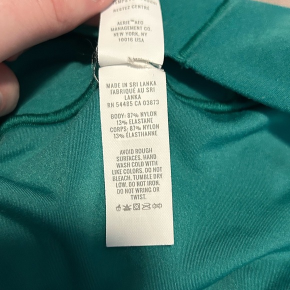 Offline by Aerie Real Me Flare Hi-Rise Crossbody Leggings Size M Emerald Green - Picture 7 of 12